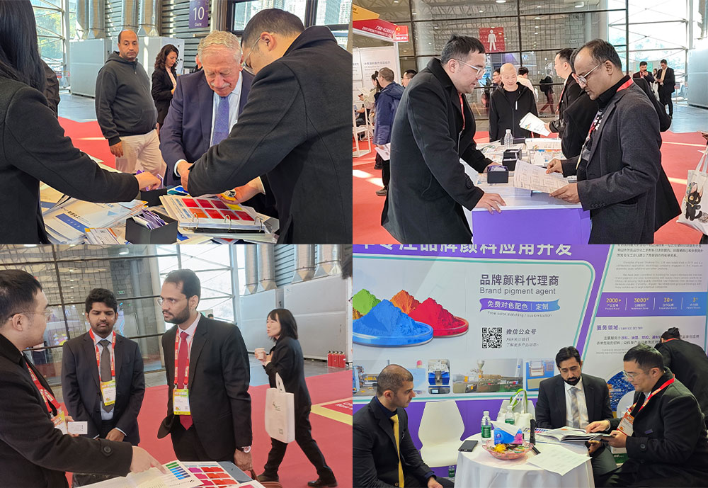 眾多國(guó)際觀眾參觀我司展位