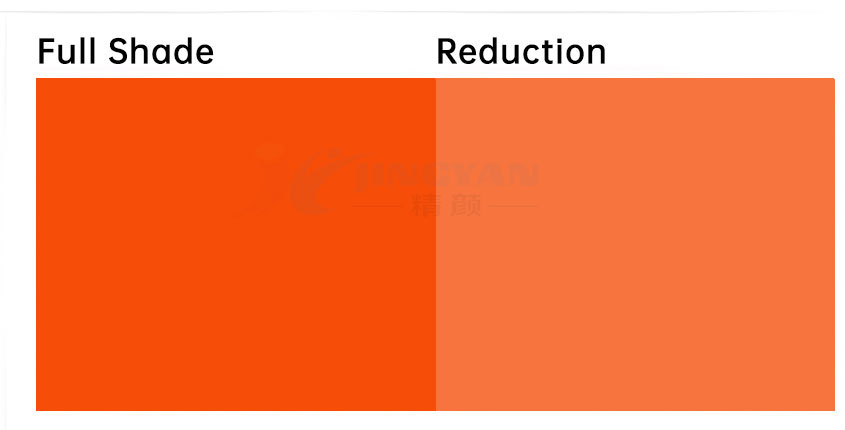有機顏料橙43色卡圖