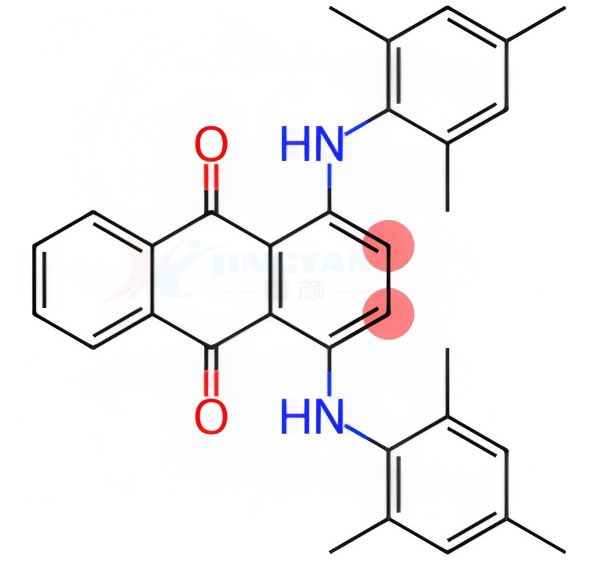 溶劑藍104化學(xué)分子結(jié)構(gòu)圖